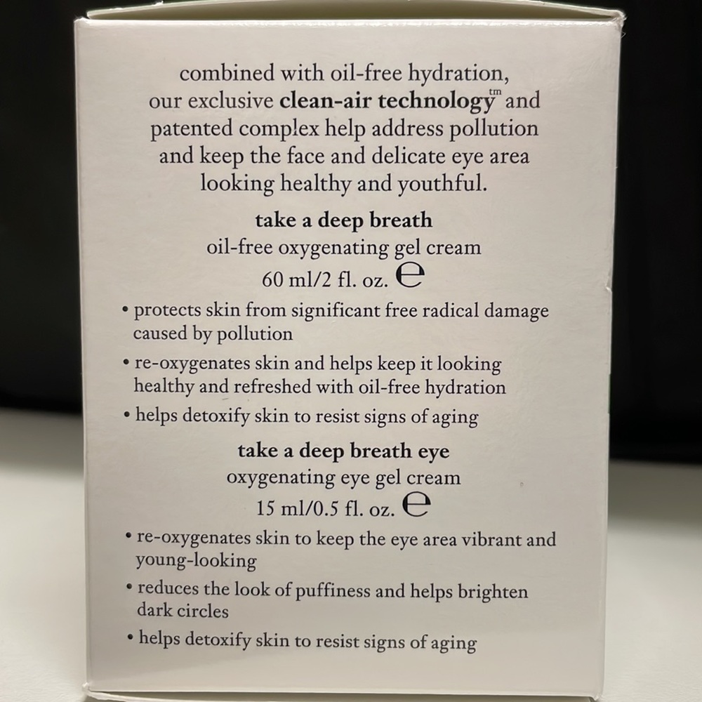 NIB Philosophy Oxygenating Face & Eye duo - Picture 5 of 5